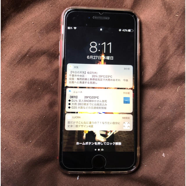 iPhone8 レッドSIMフリー 最終値下げ