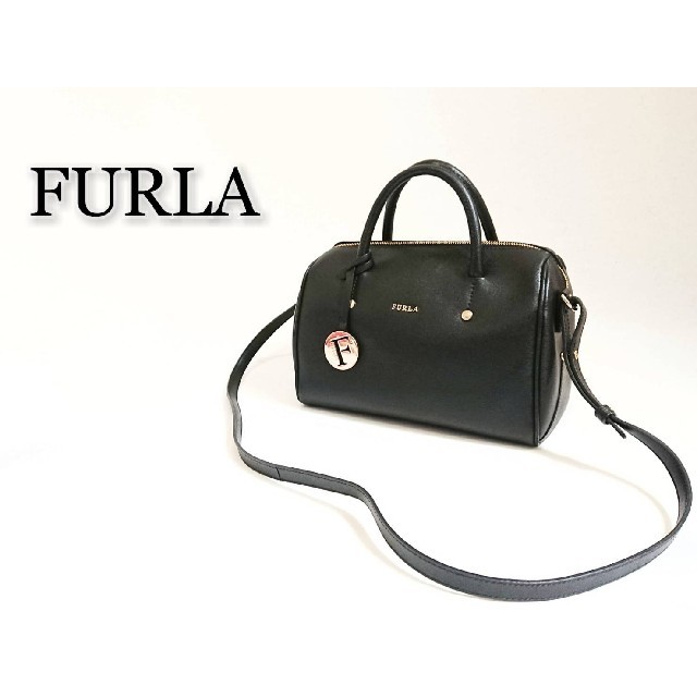 FURLA フルラ☆ショルダーバッグ 2Way ブラック