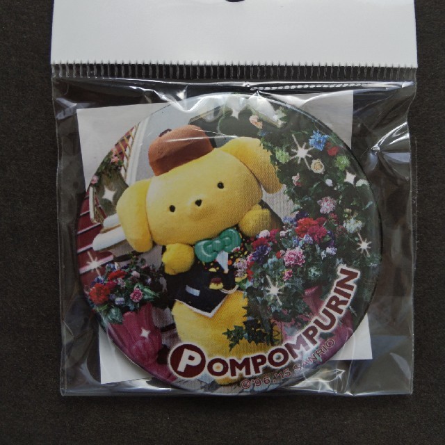 ポムポムプリン(ポムポムプリン)のポムポムプリンの缶バッチ エンタメ/ホビーのアニメグッズ(バッジ/ピンバッジ)の商品写真
