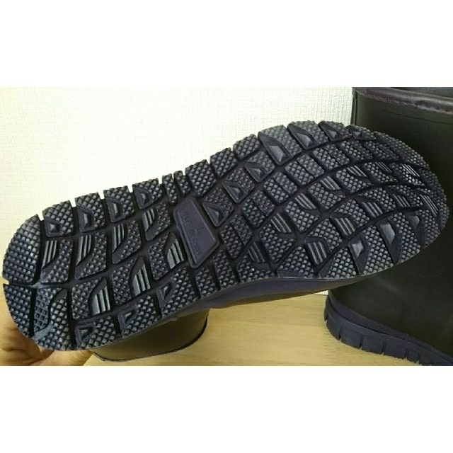 モントレ(MONTRRE)レインブーツ黒 Lサイズ(24.5～25) レディースの靴/シューズ(レインブーツ/長靴)の商品写真