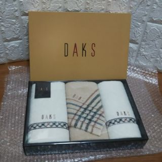 ダックス(DAKS)の新品未使用！DAKS タオルセット プレゼント お中元ギフト！(タオル/バス用品)