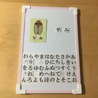 ひらがなボード と ひらがなカードマグネットと  ひらがなカード  セット(知育玩具)