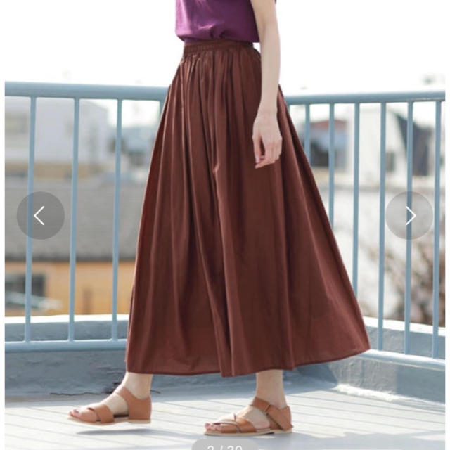coen(コーエン)の今季商品👒新品タグ付き✨インディアンコットンフレアスカート レディースのスカート(ロングスカート)の商品写真