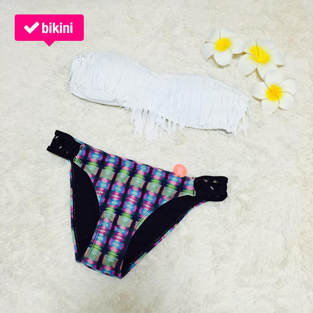 新品♡フリンジエスニック水着♡バンドゥ - 水着