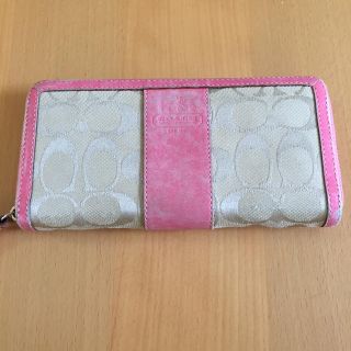 コーチ(COACH)のcoach 財布 ピンク(財布)