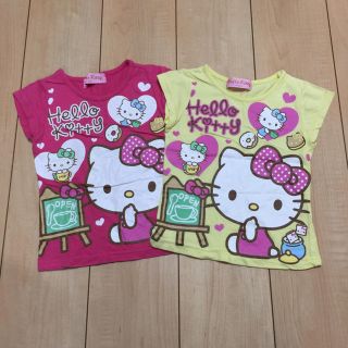 ハローキティ(ハローキティ)のハローキティ☆半袖シャツセット☆100(Tシャツ/カットソー)