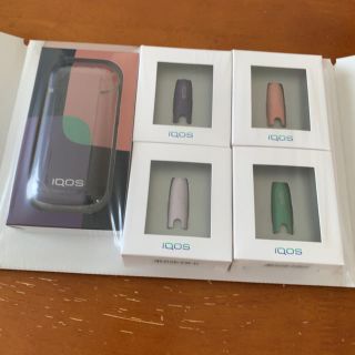 アイコス(IQOS)の☆新品未開封☆iQOS2.4plus キャップ＆ケース(タバコグッズ)