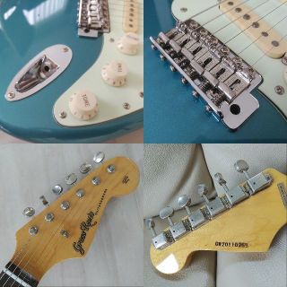 グラスルーツ G-SE-38R Lake Placid Blue ストラト