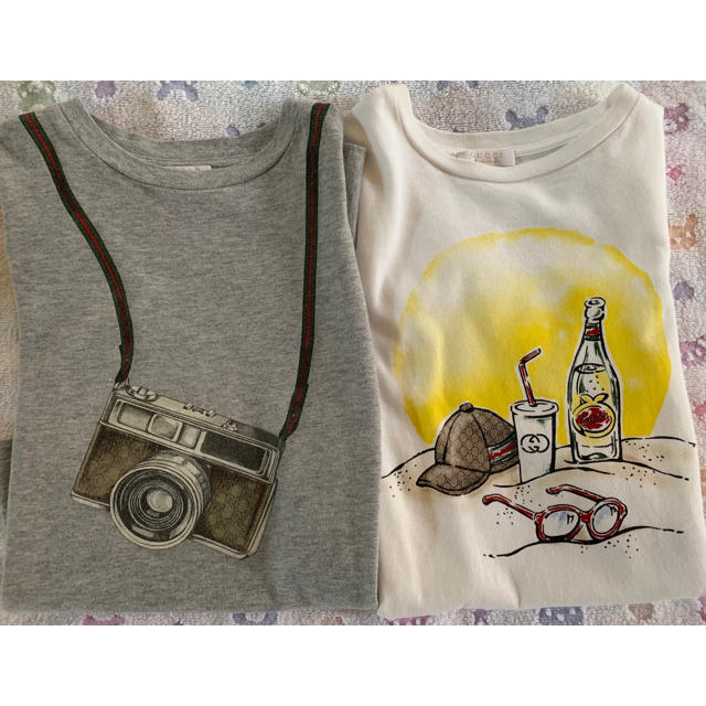 Gucci(グッチ)のお取置き☆GUCCI キッズ Ｔシャツ2枚セット ４ キッズ/ベビー/マタニティのキッズ服男の子用(90cm~)(Tシャツ/カットソー)の商品写真