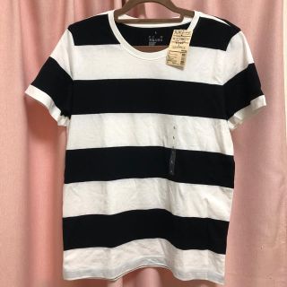 ムジルシリョウヒン(MUJI (無印良品))の新品未使用 無印良品  ボーダーTシャツ(Tシャツ(半袖/袖なし))