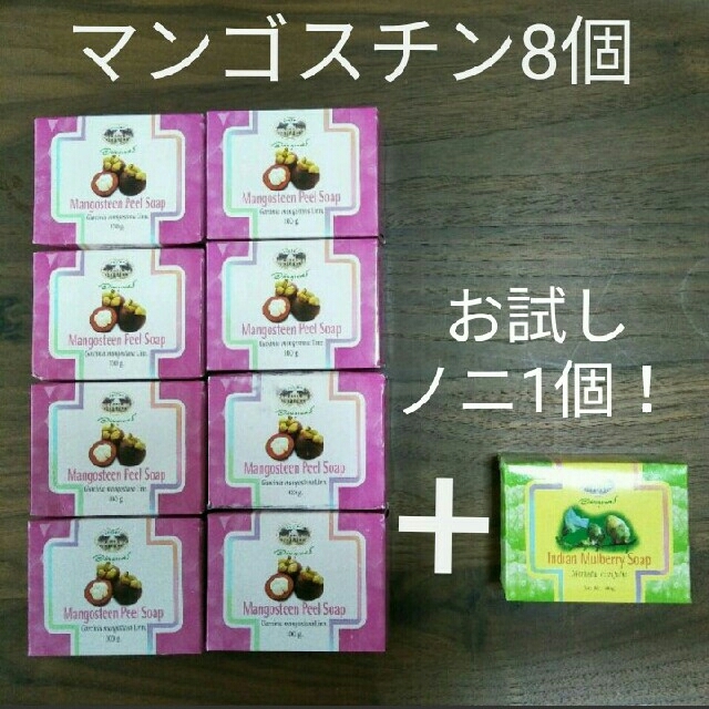 アバイブーベ　マンゴスチン石鹸・ノニ石鹸12個セット(各6個)