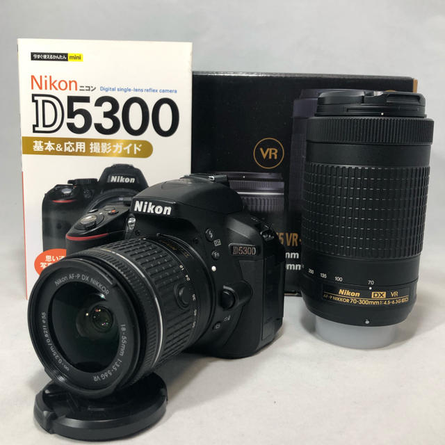 カメラNikon ニコン D5300 AF-P ダブルズームKIT 美品