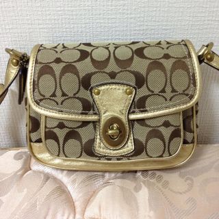 コーチ(COACH)の美品☆COACH ショルダーバッグ(ショルダーバッグ)