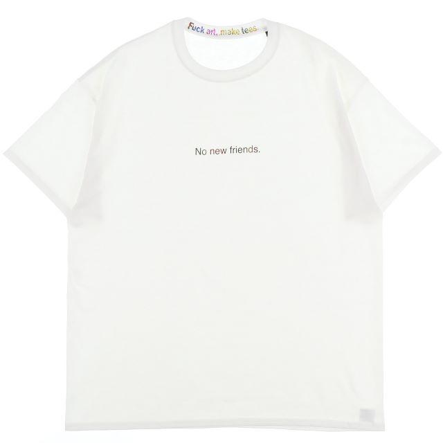 F.A.M.T. / NO NEW FRIENDS TEE / RAINBOWホワイト未使用