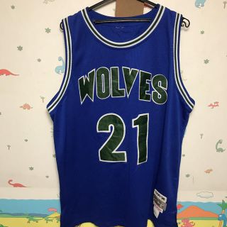 ミッチェルアンドネス(MITCHELL & NESS)のNBA Mitchell&Ness wolves Garnett uniform(Tシャツ/カットソー(半袖/袖なし))