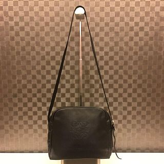 【美品】オールド　LOEWE　ショルダーバッグ　ブラック