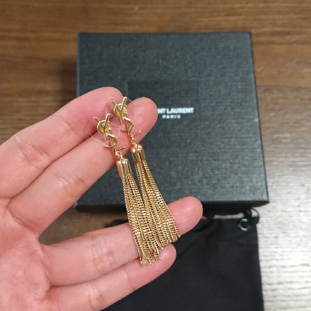 Saint Laurent(サンローラン)のイヴサンローラン ロングピアス レディースのアクセサリー(ピアス)の商品写真