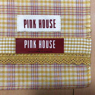 ピンクハウス(PINK HOUSE)の新品 ピンクハウス ハンカチ チェック コットン 綿(ハンカチ)