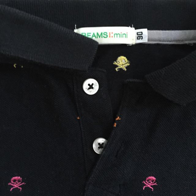 BEAMS(ビームス)のビームスミニポロシャツ キッズ/ベビー/マタニティのキッズ服男の子用(90cm~)(Tシャツ/カットソー)の商品写真