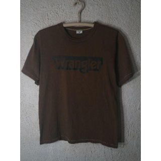 ラングラー(Wrangler)の4050　Wrangler　デカロゴ　ビッグロゴ　プリント　 tシャツ(Tシャツ/カットソー(半袖/袖なし))