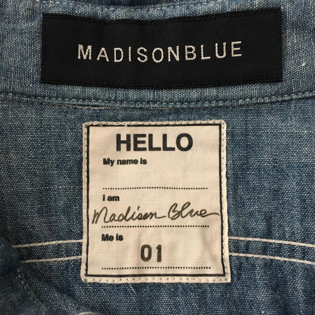 MADISONBLUE(マディソンブルー)のマディソンブルー  シャンブレーシャツ デニムシャツ 美品 レディースのトップス(シャツ/ブラウス(長袖/七分))の商品写真