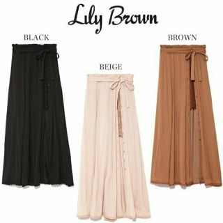 リリーブラウン(Lily Brown)のLily brown ラップスカート ショートパンツ(ロングスカート)