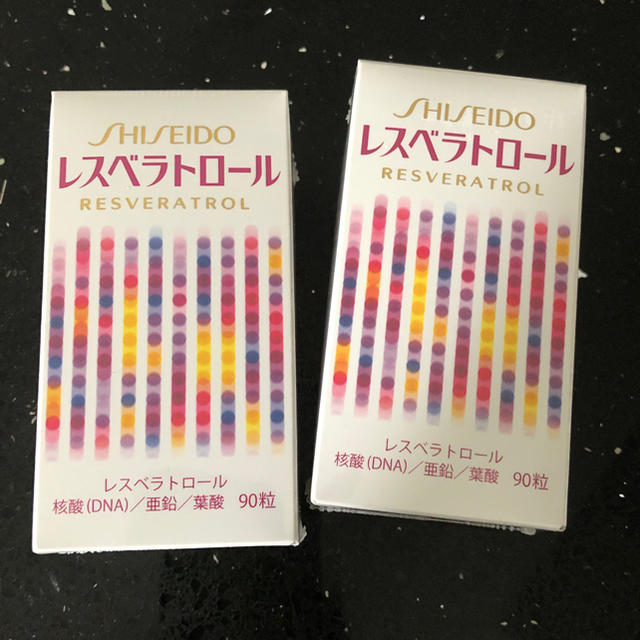 SHISEIDO (資生堂)(シセイドウ)の新品‼️レスベラトロール 2箱セット 食品/飲料/酒の健康食品(その他)の商品写真