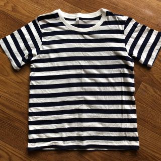 ムジルシリョウヒン(MUJI (無印良品))のネイビーボーダーT(Tシャツ/カットソー)