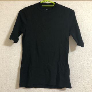 ユニクロ(UNIQLO)のUNIQLO リブハイネックT (Tシャツ(長袖/七分))