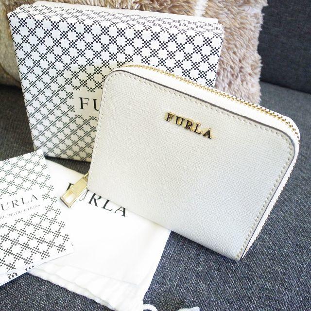 Furla - ☆正規品☆美品☆フルラ 折りたたみ財布 白 レザー バッグ ... FURLA折りたたみ財布