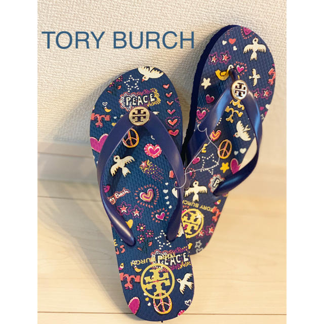 TORY BURCH トリーバーチ バード ビーチサンダル 24cm