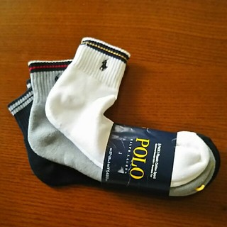 ポロラルフローレン(POLO RALPH LAUREN)のメンズ 靴下 27～29cm ３足セット(ソックス)