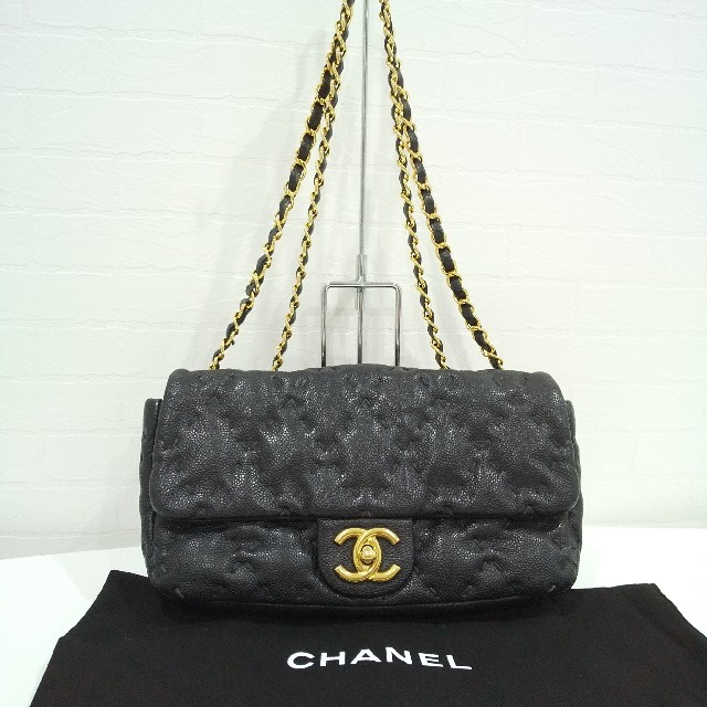 レディースCHANEL★シャネル★キャビアスキンマトラッセ★チェーンショルダーバッグ