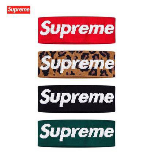 国内正規 新品 Supreme New Era ヘッドバンド 黒 18AW