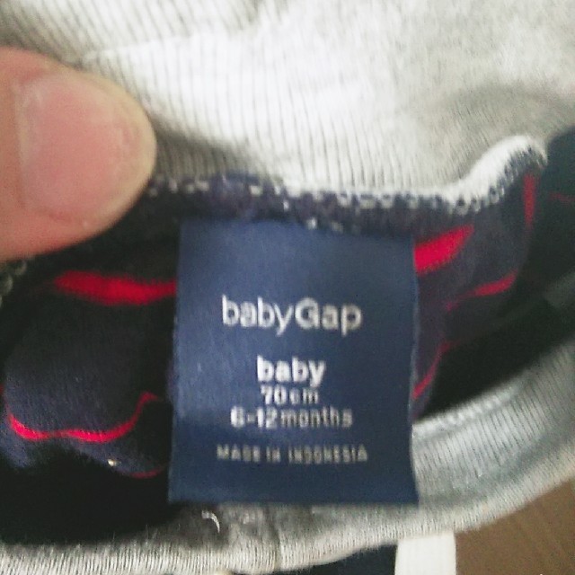 babyGAP(ベビーギャップ)の値下げ　bady Gap 70ｾﾝﾁ　ボトムス キッズ/ベビー/マタニティのベビー服(~85cm)(パンツ)の商品写真