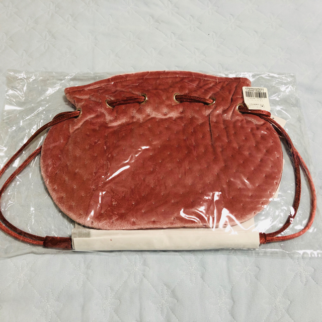 LUDLOW - 《新品 / 未使用》LUDLOW ベロアベリー 巾着 LUDLOW - 《新品 / 未使用》LUDLOW ベロアベリー 巾着