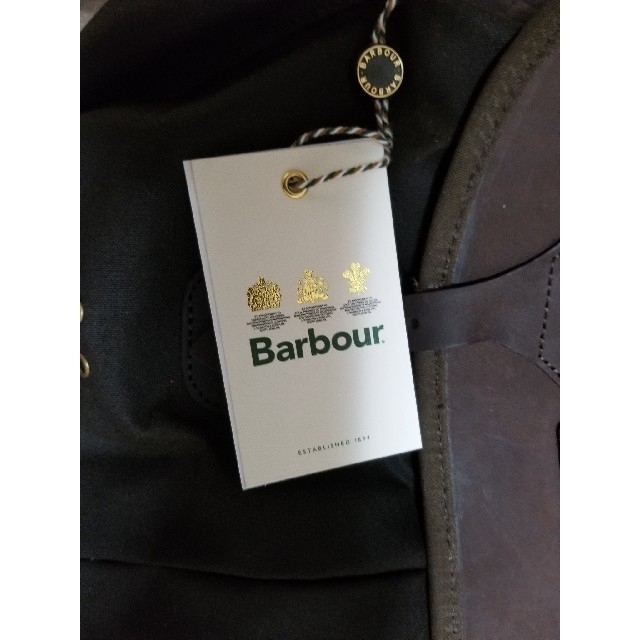 バブアーBarbour WaxLeather TarrasBag Olive 2