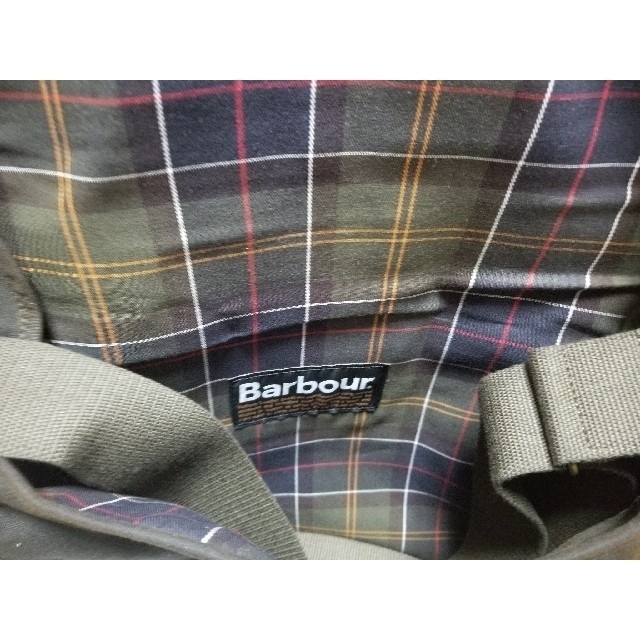 バブアーBarbour WaxLeather TarrasBag Olive 3