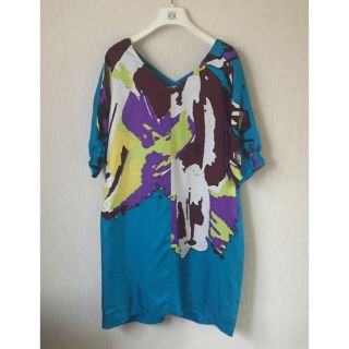 ダイアンフォンファステンバーグ(DIANE von FURSTENBERG)の【おまとめ4点】tibi 夏らしいシルクワンピース 美品 (ひざ丈ワンピース)