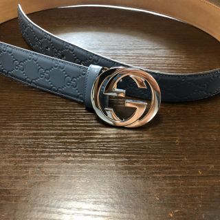 グッチ ベルト(メンズ)(ブルー・ネイビー/青色系)の通販 19点