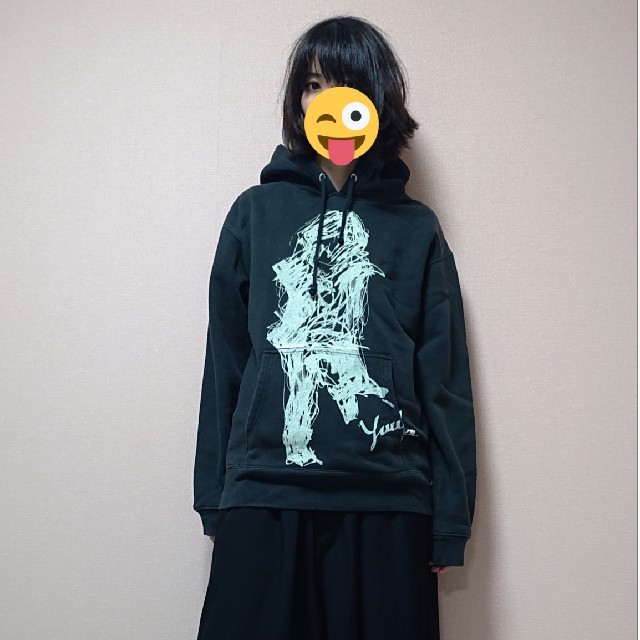 着画あり????ヨウジヤマモト×朝倉優佳パーカー画と機 | www