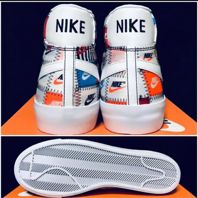 日本未発売 NIKE ブレザーレザー パッチワーク 27cm