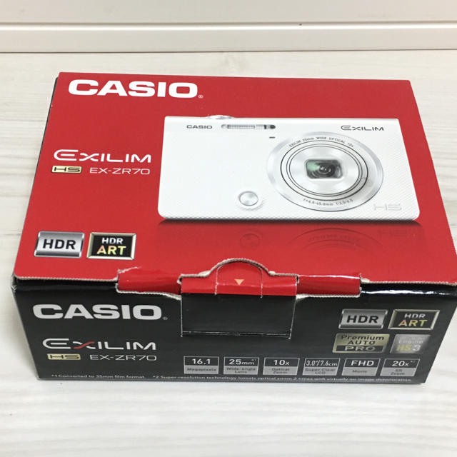 CASIO(カシオ)のCASIO デジタルカメラ EXILIM EX-ZR70 スマホ/家電/カメラのカメラ(コンパクトデジタルカメラ)の商品写真