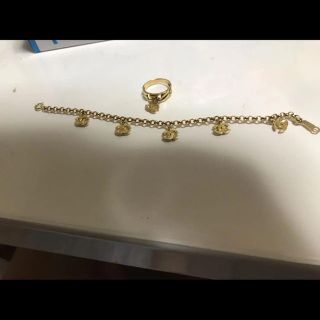 18 金 ブレスレット 7グラム ぐらい  17cm &18金 リング 3グラム(ブレスレット/バングル)