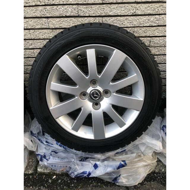 DUNLOP(ダンロップ)の【ゆき様専用】マツダスタッドレスダンロップウィンターマックス 185/55R15 自動車/バイクの自動車(タイヤ・ホイールセット)の商品写真