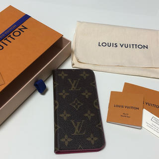 ルイヴィトン(LOUIS VUITTON)のiPhone Xケース  ピンク(iPhoneケース)