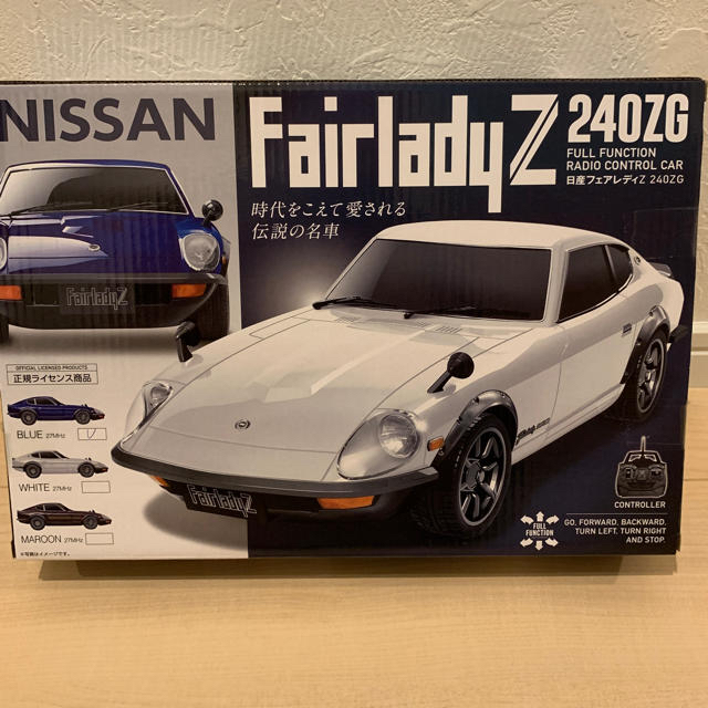 日産(ニッサン)の日産 フェアレディZ 240ZG ラジコン ブルー 未使用 エンタメ/ホビーのおもちゃ/ぬいぐるみ(ホビーラジコン)の商品写真