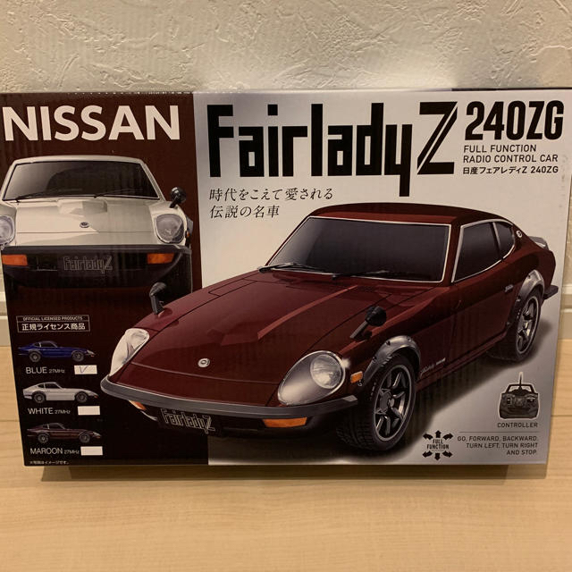 日産(ニッサン)の日産 フェアレディZ 240ZG ラジコン ブルー 未使用 エンタメ/ホビーのおもちゃ/ぬいぐるみ(ホビーラジコン)の商品写真