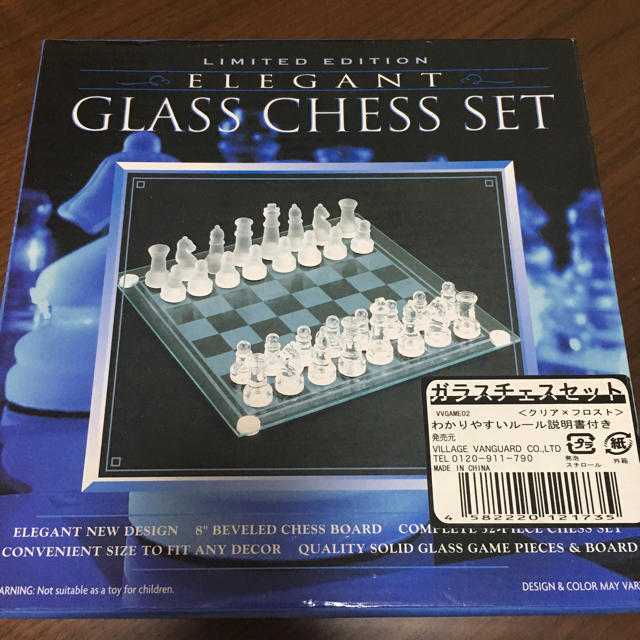 GLASS CHESS SET ガラスチェスセット＊の通販 by yuzz's shop｜ラクマ