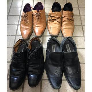 リーガル(REGAL)のUSED 4点セット 革靴 リーガル オリヒカ AOKI ミチコロンドン紳士靴 (ドレス/ビジネス)